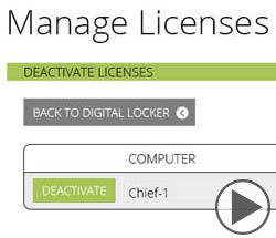 Improved Activate/Deactivate Options. You can now deactivate a license remotely from your Chief Architect online account