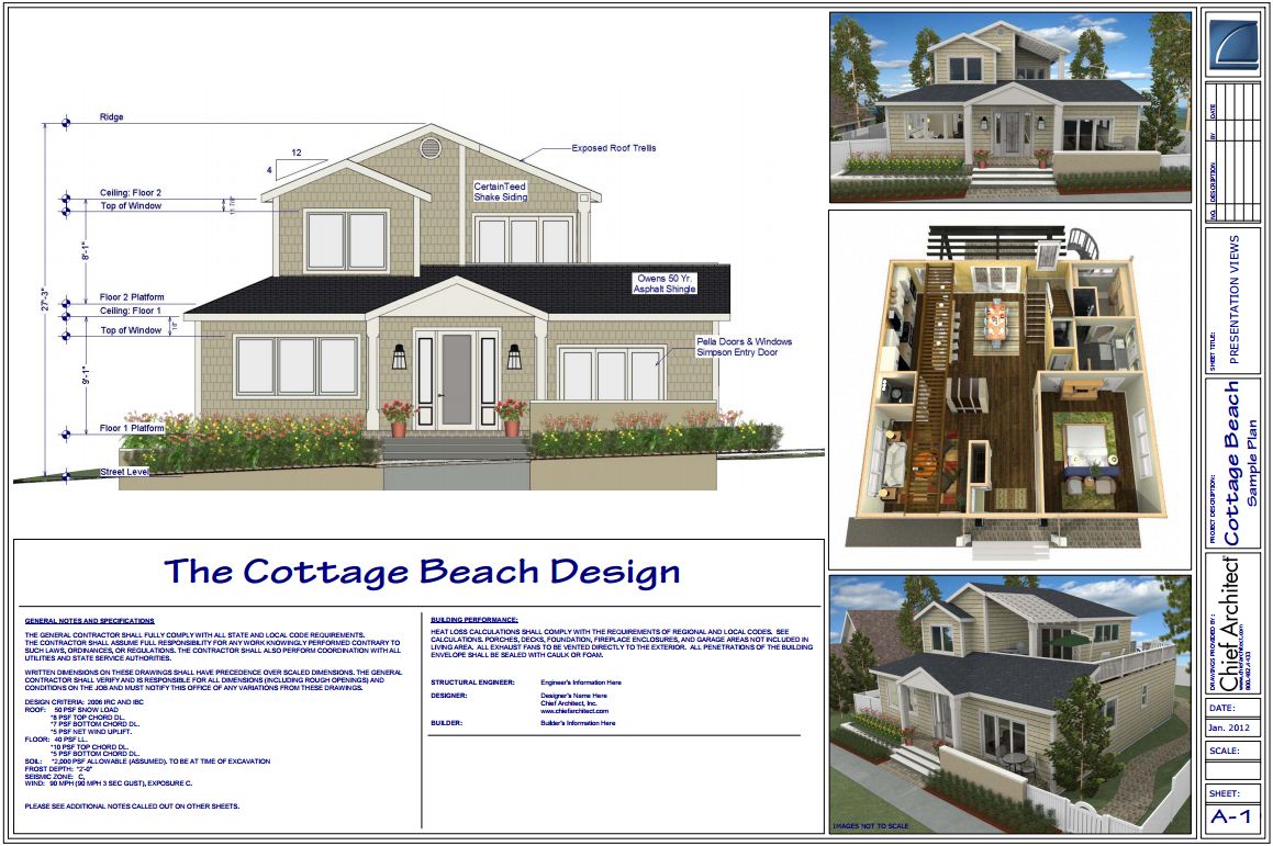 chief architect projects layout templates download