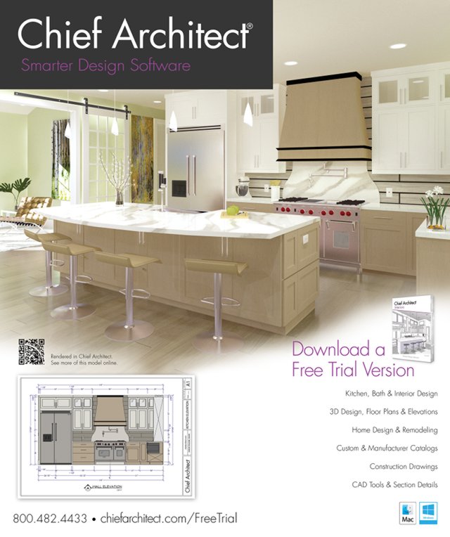 Chief Architect Kitchen & Bath Software Ad