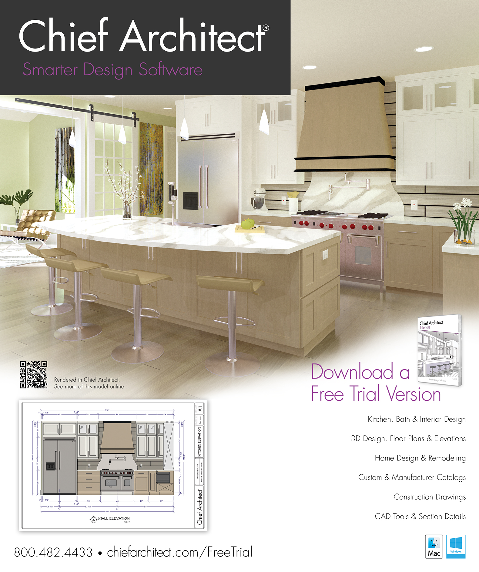 Chief Architect  Kitchen Bath Software Ad