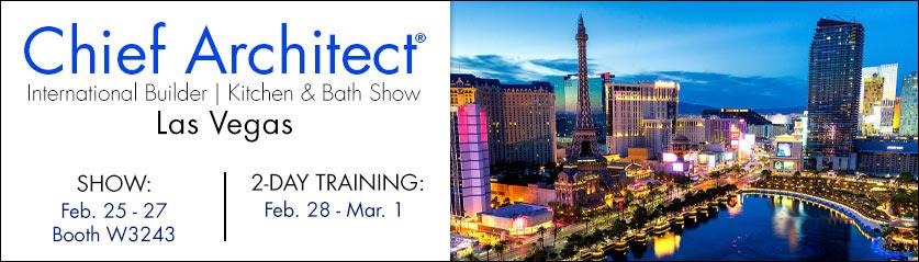 Chief Architect® International Builder / Kitchen & Bath Show — Las Vegas