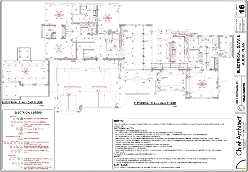 Sample Residential Electrical Plan set