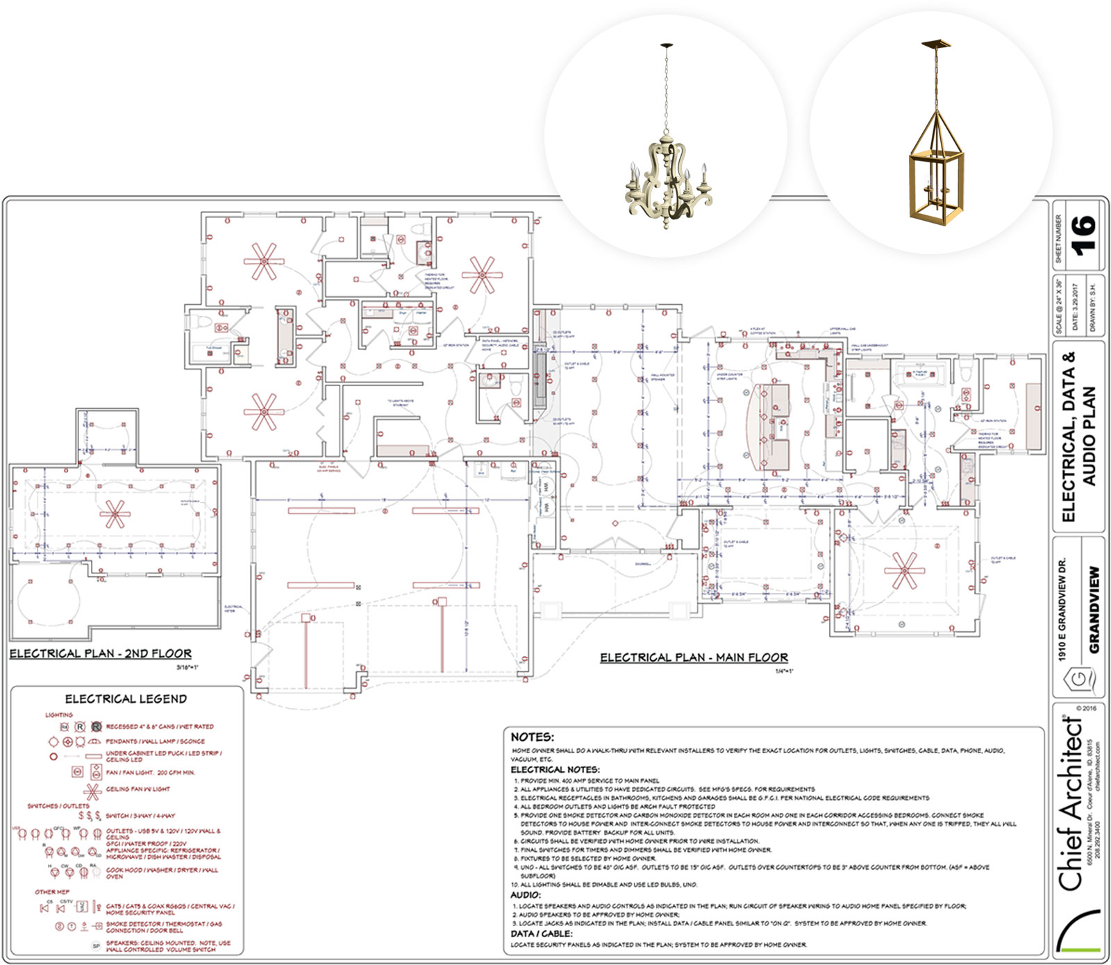 chief architect lighting library