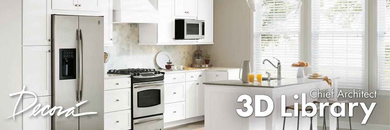 Decor&aacute; Cabinetry | Chief Architect 3D Library Catalog