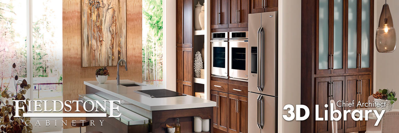 Fieldstone® Cabinetry - Chief Architect 3D Library Catalog