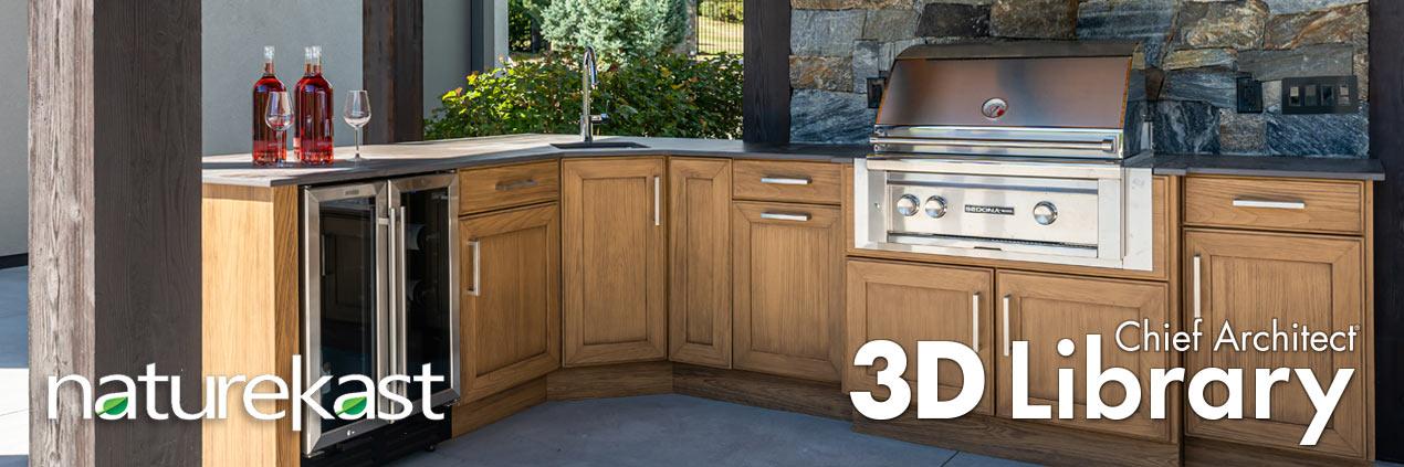 NatureKast: Weatherproof Cabinetry - Chief Architect 3D Library Catalog