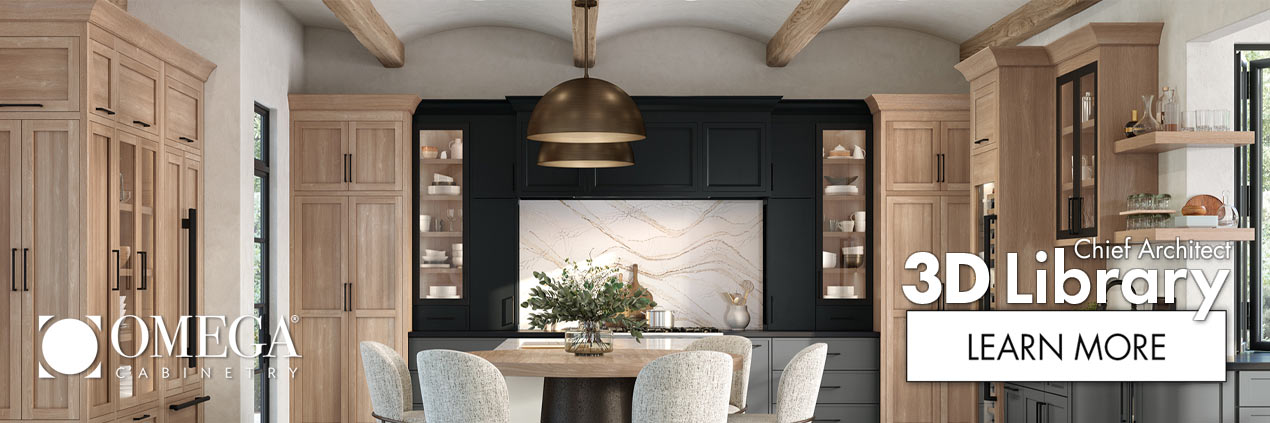 Omega&reg; Cabinetry | Chief Architect 3D Library Catalog
