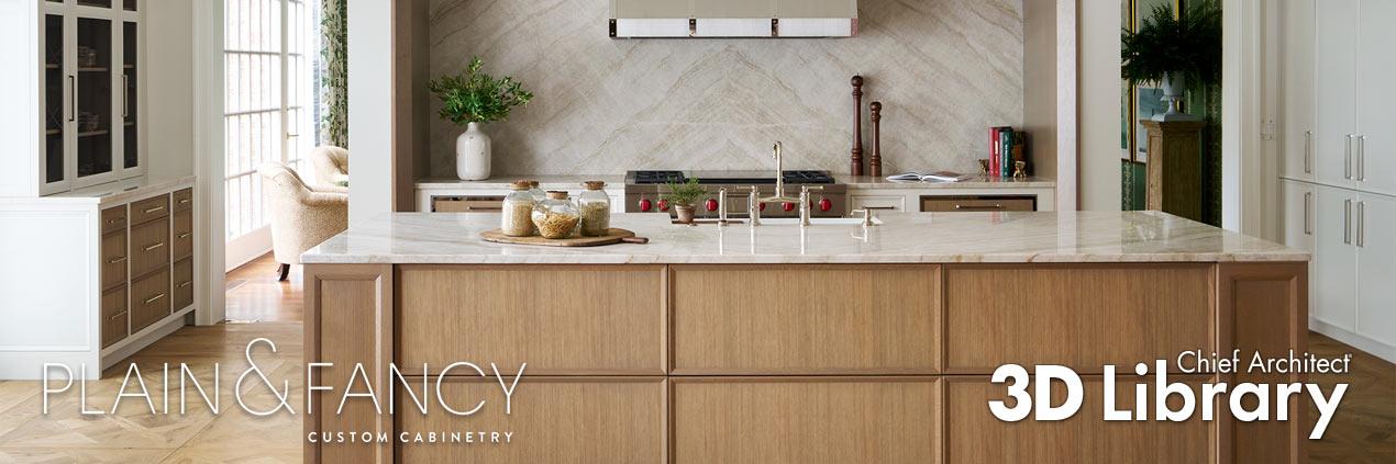 Plain & Fancy Custom Cabinetry - Chief Architect 3D Library Catalog