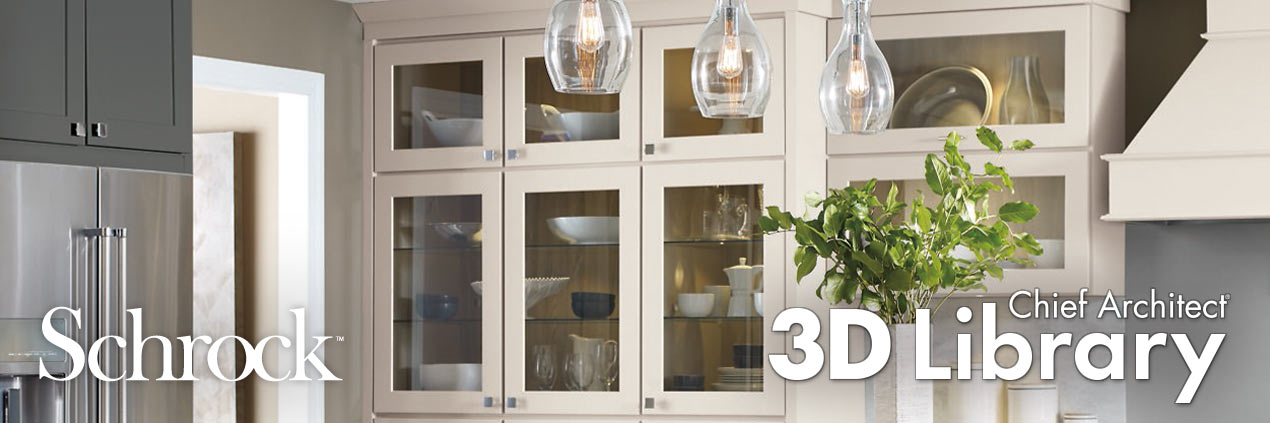 Schrock&trade; Cabinetry | Chief Architect 3D Library Catalog