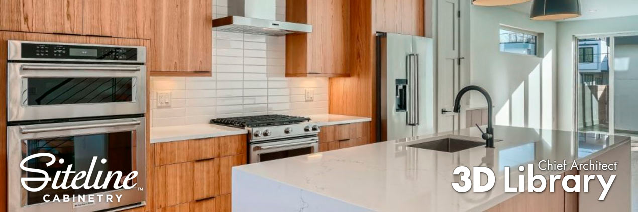 Siteline&trade; Cabinetry | Chief Architect 3D Library Catalog
