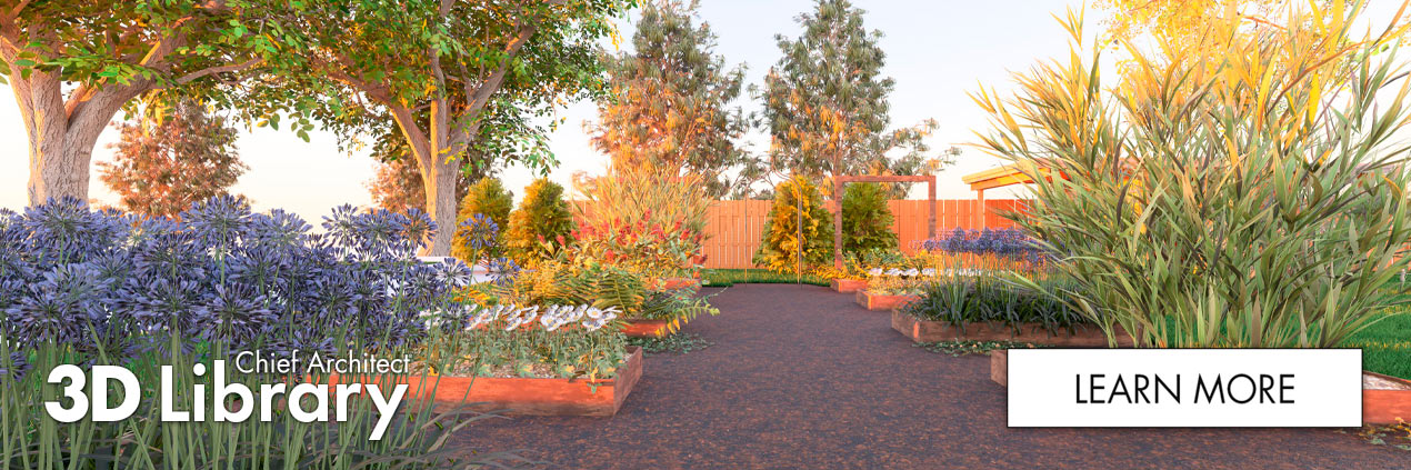 SpeedTree No. 2 Bushes and Flowers | Chief Architect 3D Library Catalog