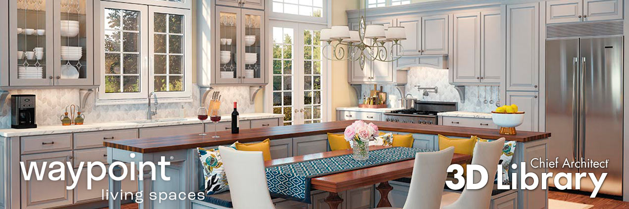 Waypoint® Living Spaces - Chief Architect 3D Library Catalog