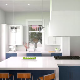 Coastal Retreat Kitchen 360° panorama