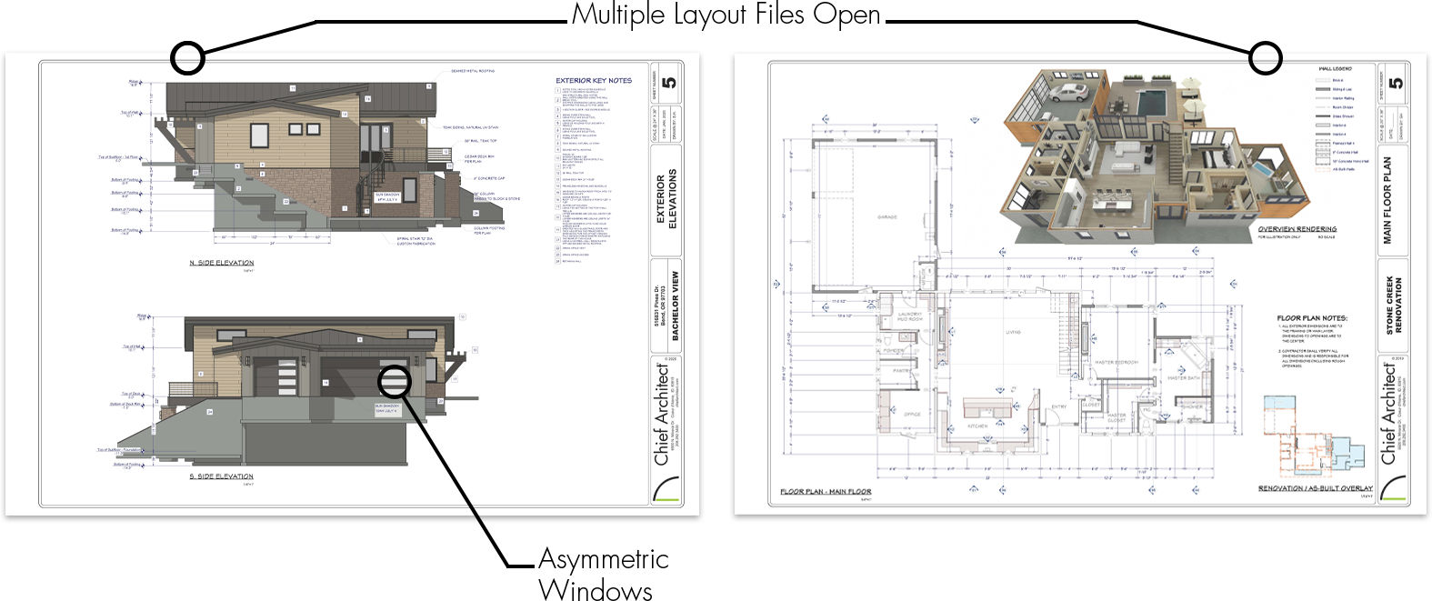 chief architect layout sloping lot template