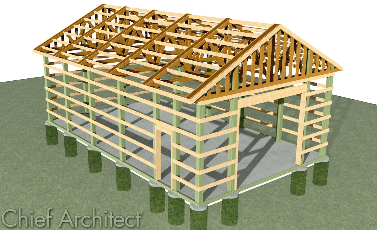 Pole Barn Diagram